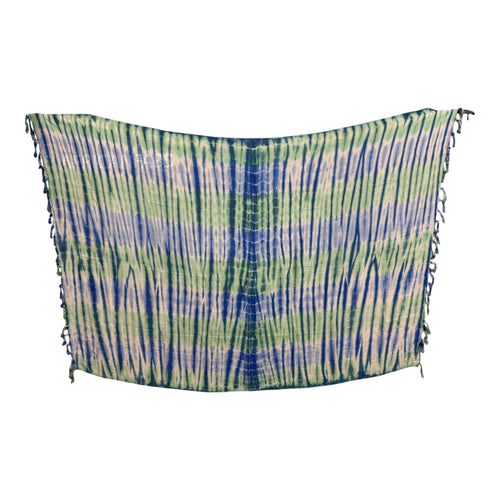 Sarong / pareo - Strandkleding wikkelrok - Groene tie dye