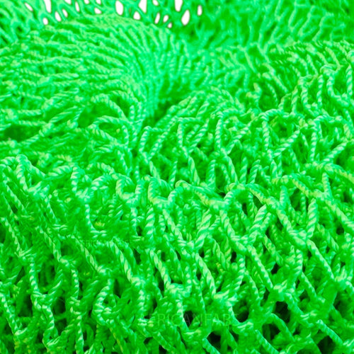 Afrikaanse spons / net sponge - traditionele SAPO spons / scrub spons - Neon groen