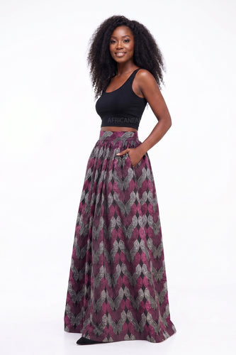 Afrikaanse wax print stof - Roze Wave Pattern - 100% katoen