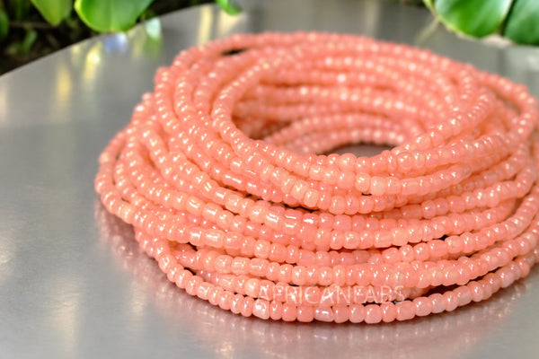 Waist Beads / Afrikaanse Heupketting - OSASERE - Perzik (elastisch)