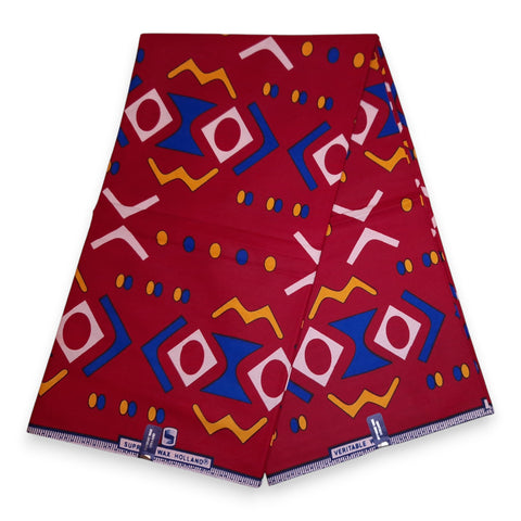 Afrikaanse stof - Rode Bogolan - 100% katoen