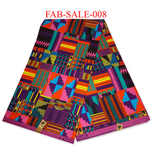 Afrikaanse print stof - Sale stof - FAB-SALE-008