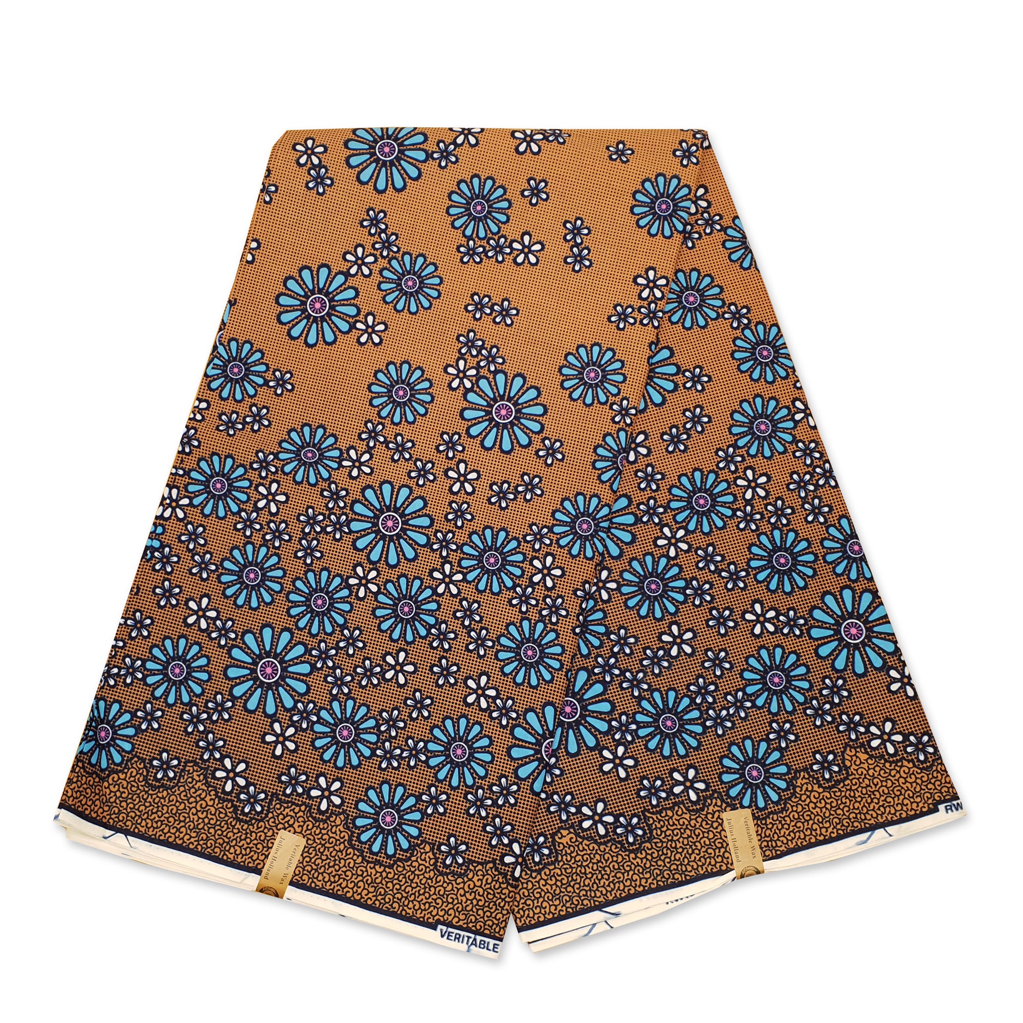 African Wax print fabric - Flowers