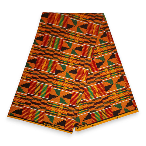 African kente print fabric / Ghana wax cloth KT-3092 - 100% Cotton