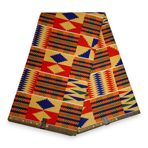 Afrikaanse stof - Kente PO-5061 - Polycotton