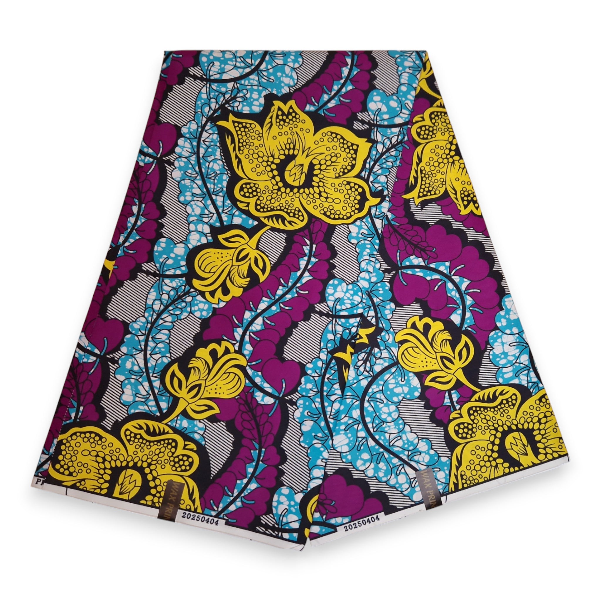 Afrikaanse stof - Blauw Paars PO-5067 - Polycotton