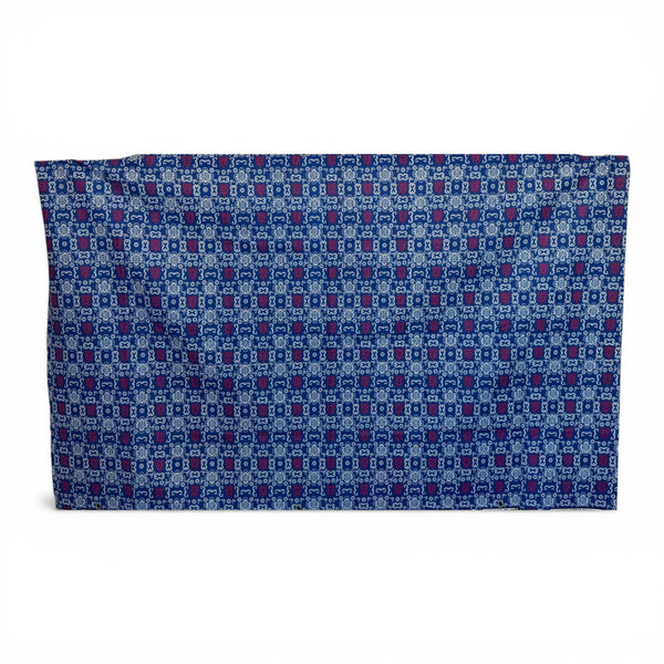 Paréo  / Sarong / Pagne - Jupe de plage en coton / écharpe de portage - Icônes Bogolan bleues