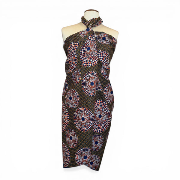 Sarong / pareo - Cotton Beachwear wrap skirt / baby carrier wrap - Mix - Water well ring