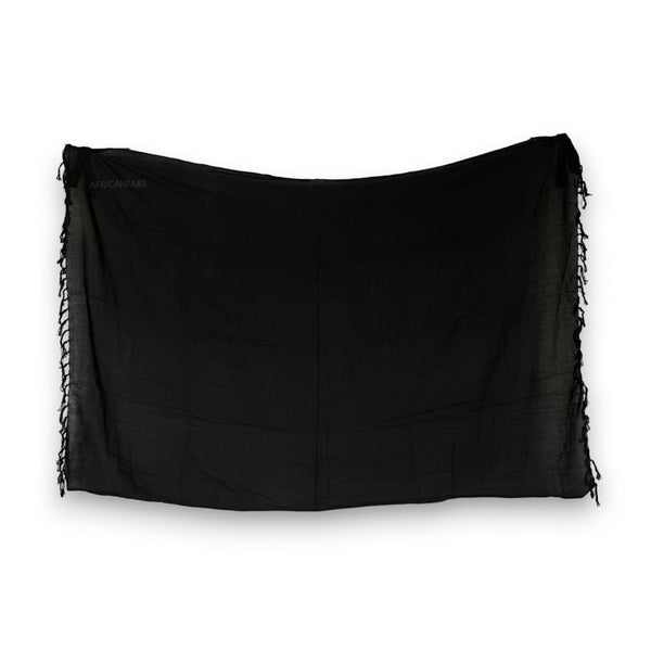 Paréo  / Sarong - Jupe enveloppante / tenue de plage - Noir