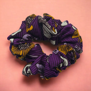 Scrunchie Afrikaanse print - Haaraccessoire - Paars