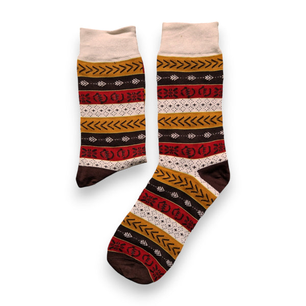 Afrikaanse sokken / Afro socks set MENSAH met tasje - Set van 5 