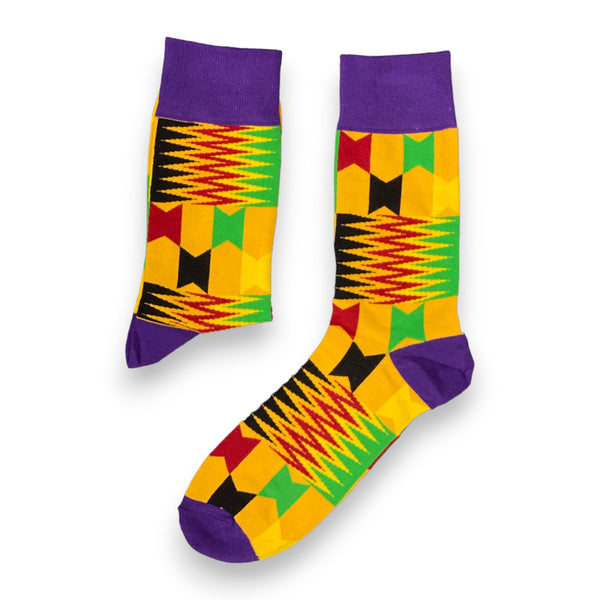 Afrikaanse sokken / Afro socks set MEDAASE met tasje - Set van 5 