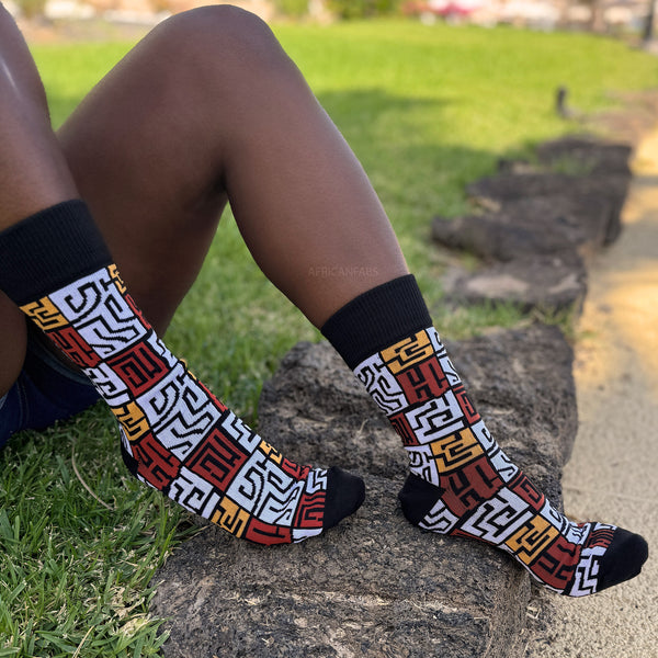 Chaussettes africaines / chaussettes afro - Kuba