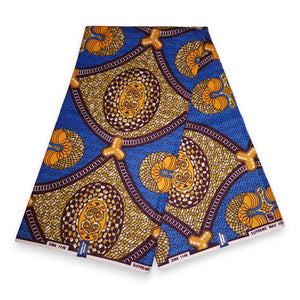Tissu africain / tissu wax - Bleu style