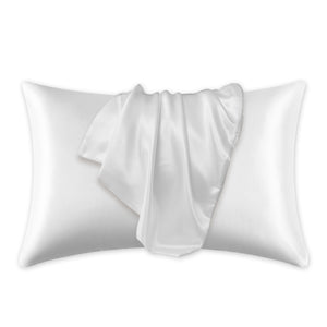 Satijnen kussensloop Teal 60 x 70 cm hoofdkussen formaat - Satin pillow case / Zijdezachte kussensloop van satijn