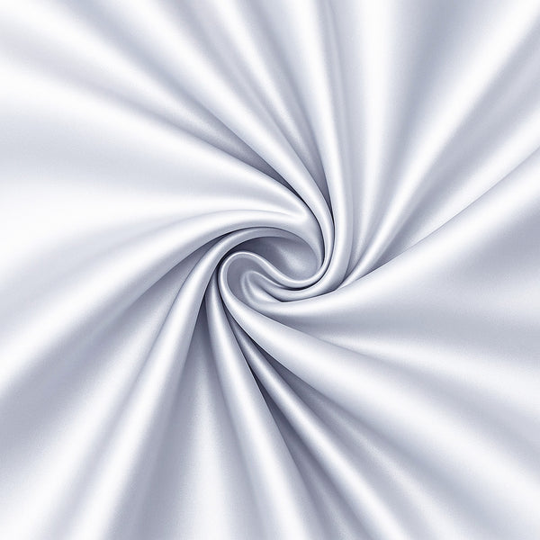 2 STUKS - Satijnen kussensloop Zilvergrijs 60 x 70 cm hoofdkussen formaat - Satin pillow case / Zijdezachte kussensloop van satijn