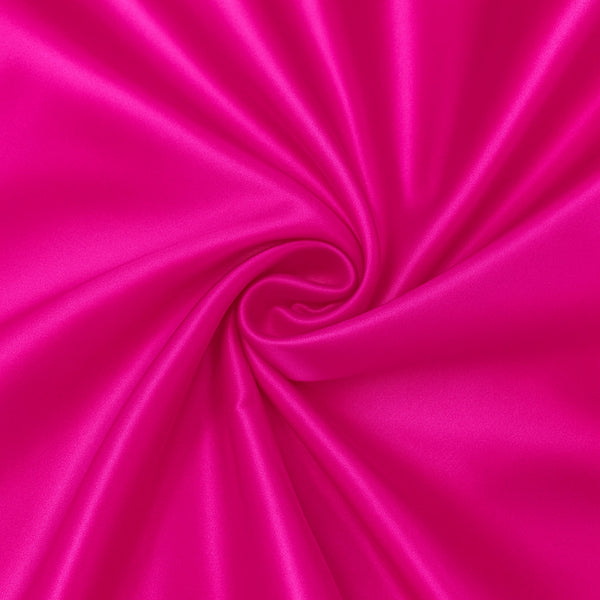 Satijnen kussensloop Fuchsia 60 x 70 cm hoofdkussen formaat - Satin pillow case / Zijdezachte kussensloop van satijn