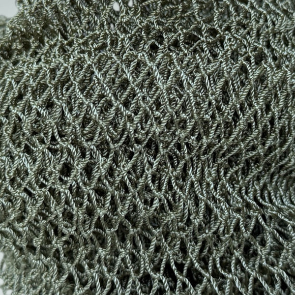 Afrikaanse spons / net sponge - traditionele SAPO spons / scrub spons - Olijfgroen