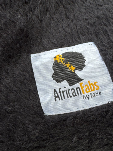 Warme Sjaal met Afrikaanse print Unisex - Zwart Wit Bogolan Spirit