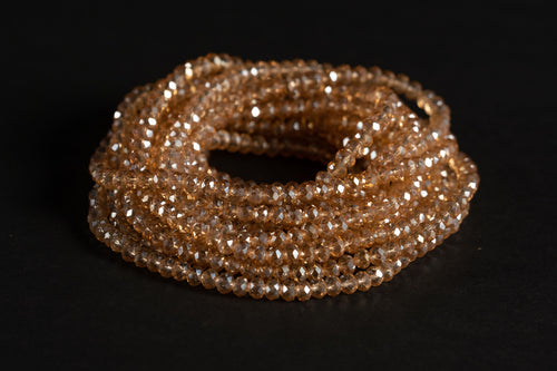 Waist Beads / Afrikaanse Heupketting - IVIE- Goud crystal (elastisch)