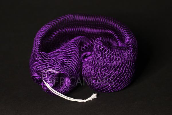 SHOWER SET - Shower cap + African exfoliating net / sponge purple